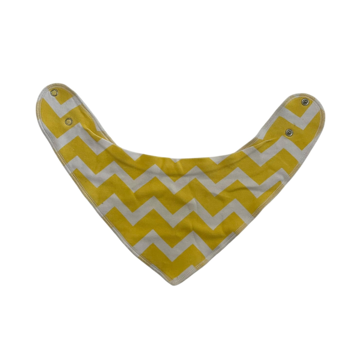 Yellow and white Bib for 0-18 months baby