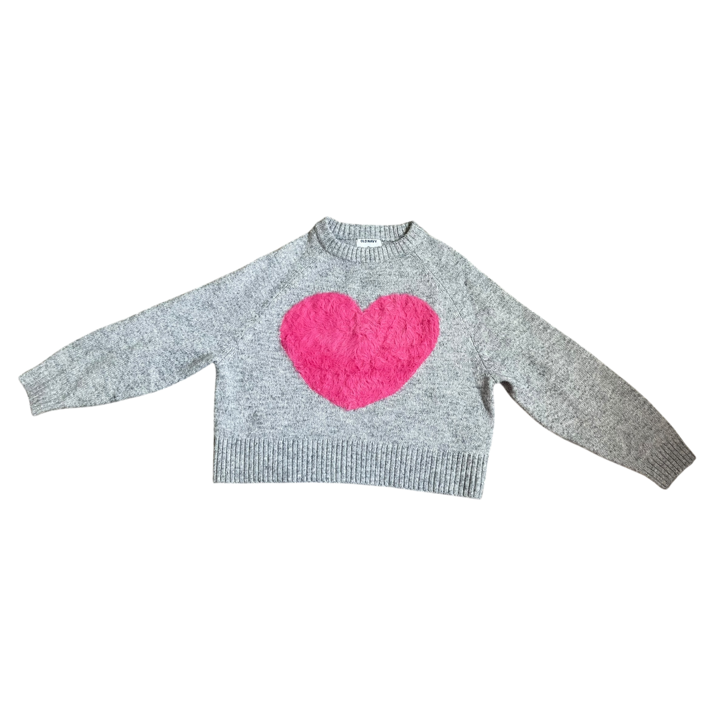 Girls old navy gray and pink Sweatshirt size 10