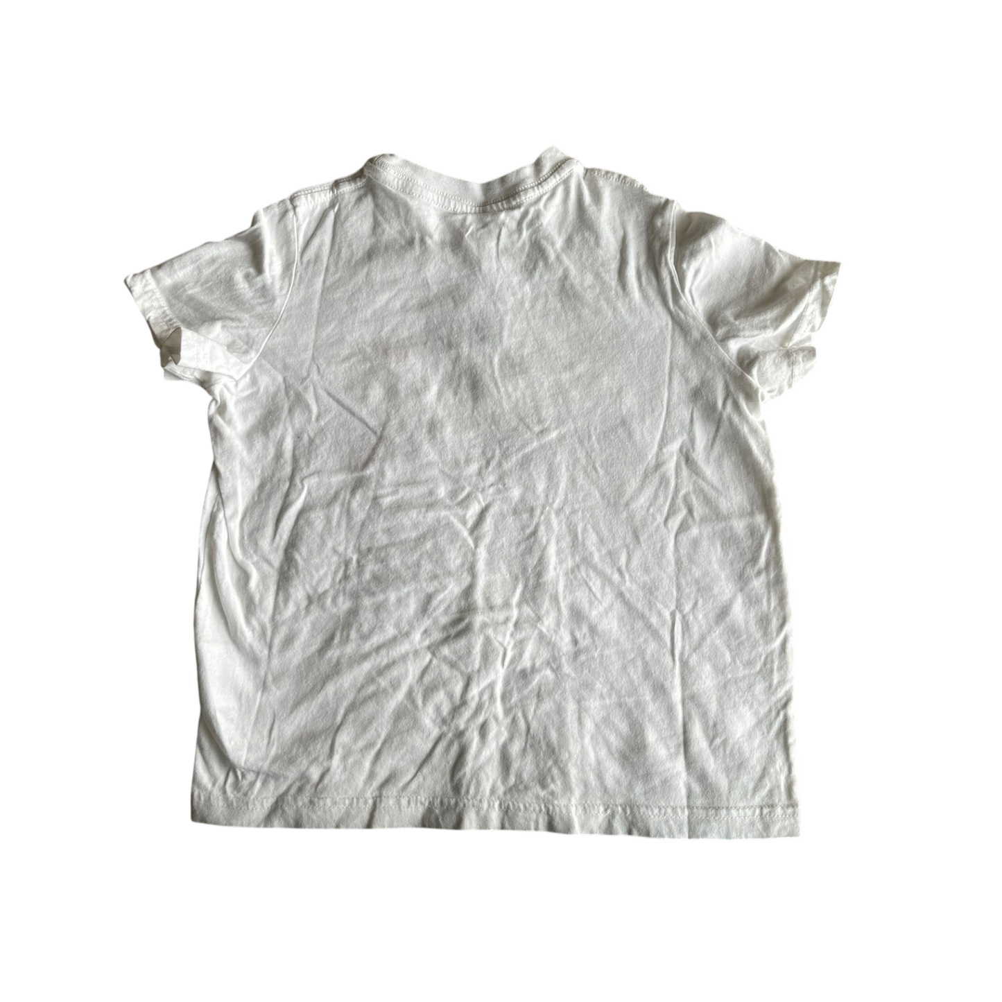 Girls rabbit skin white T-shirt size 5