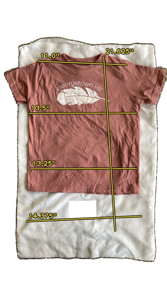 Girls rabbit skins pink T-shirt size 5