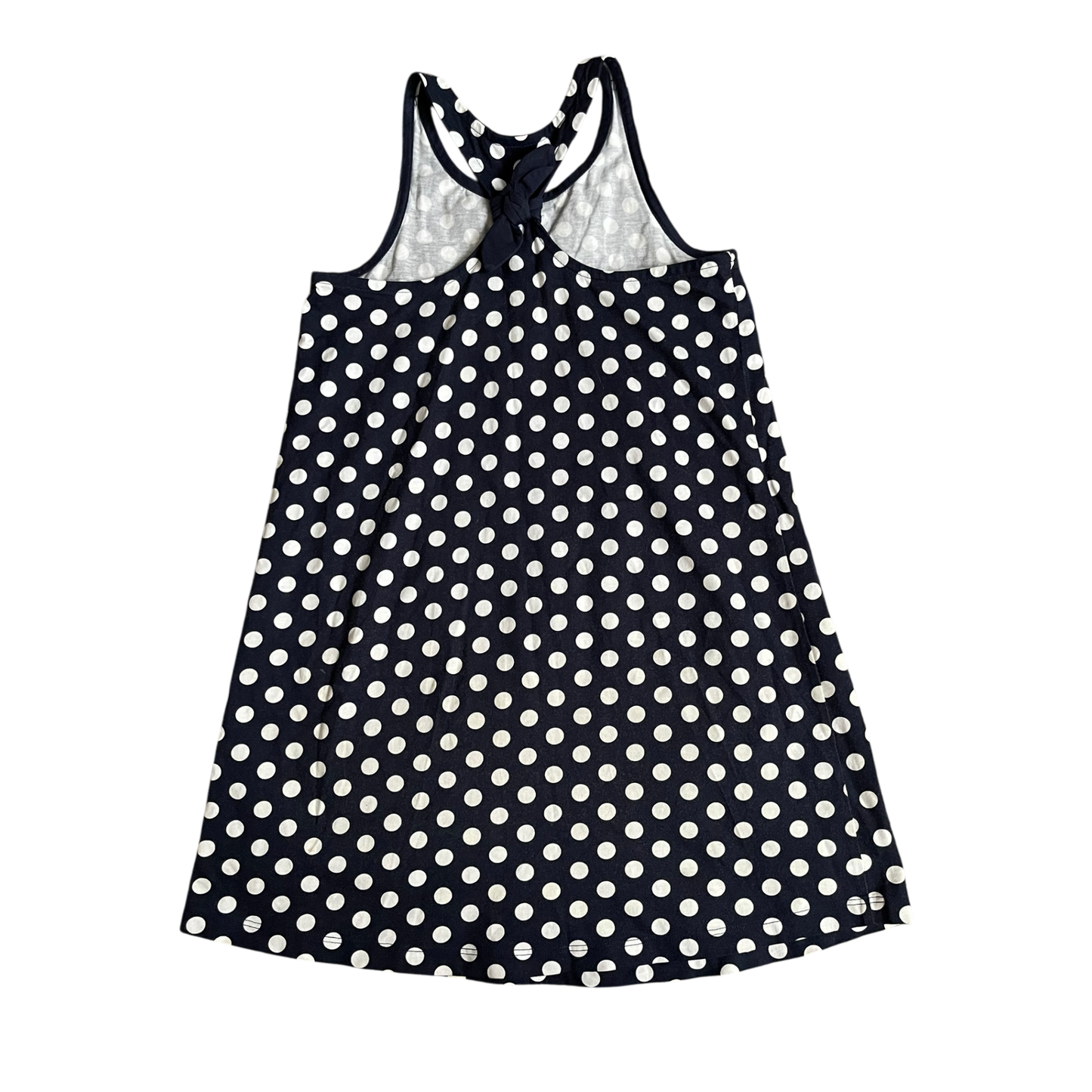 Girls Hanna Andersson navy white Dress size 8