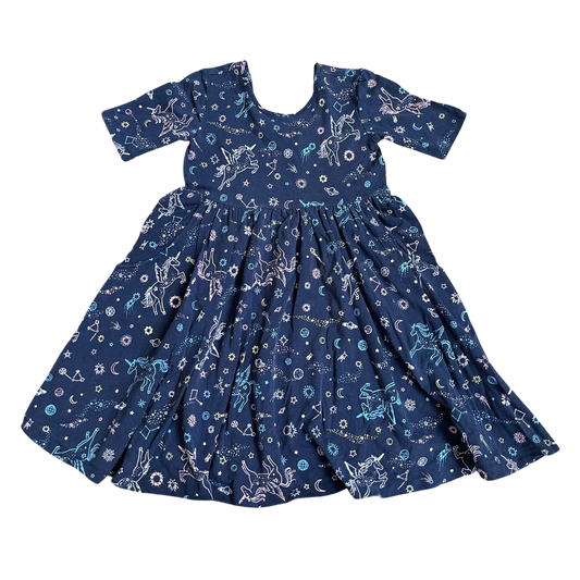 Girls hanna Andersson navy Dress size 6