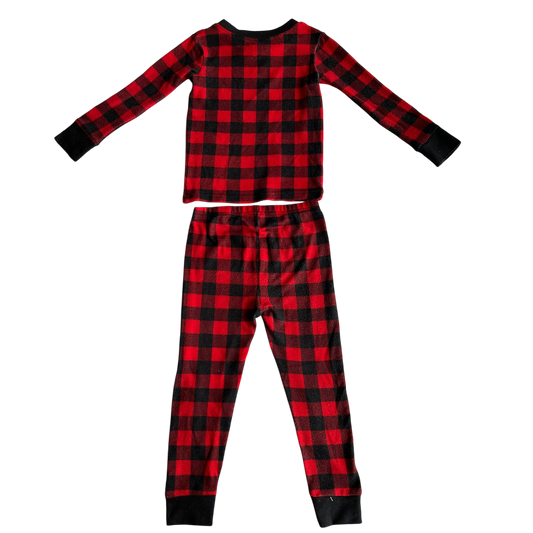 Boys PJ essentials red and black Pajama size 3