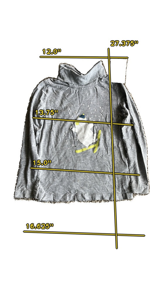 Girls Lupilu gray T-shirt size 4