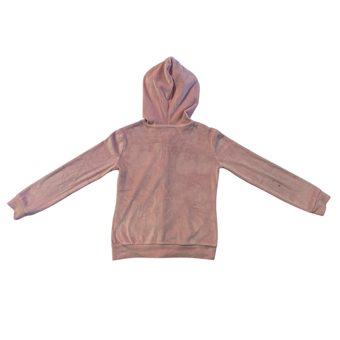 Girls Velvet Zipper Sweatshirt