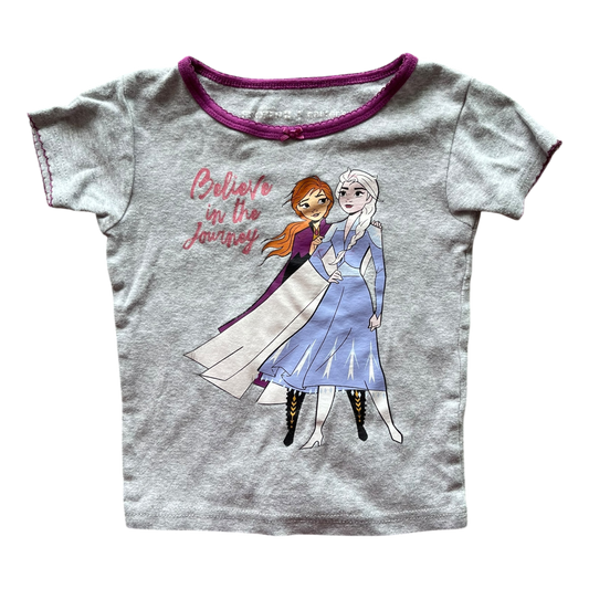 Girls Carter Disney frozen gray T-shirt size 4
