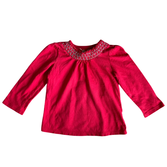 Girls jumping beans red T-shirt size 2