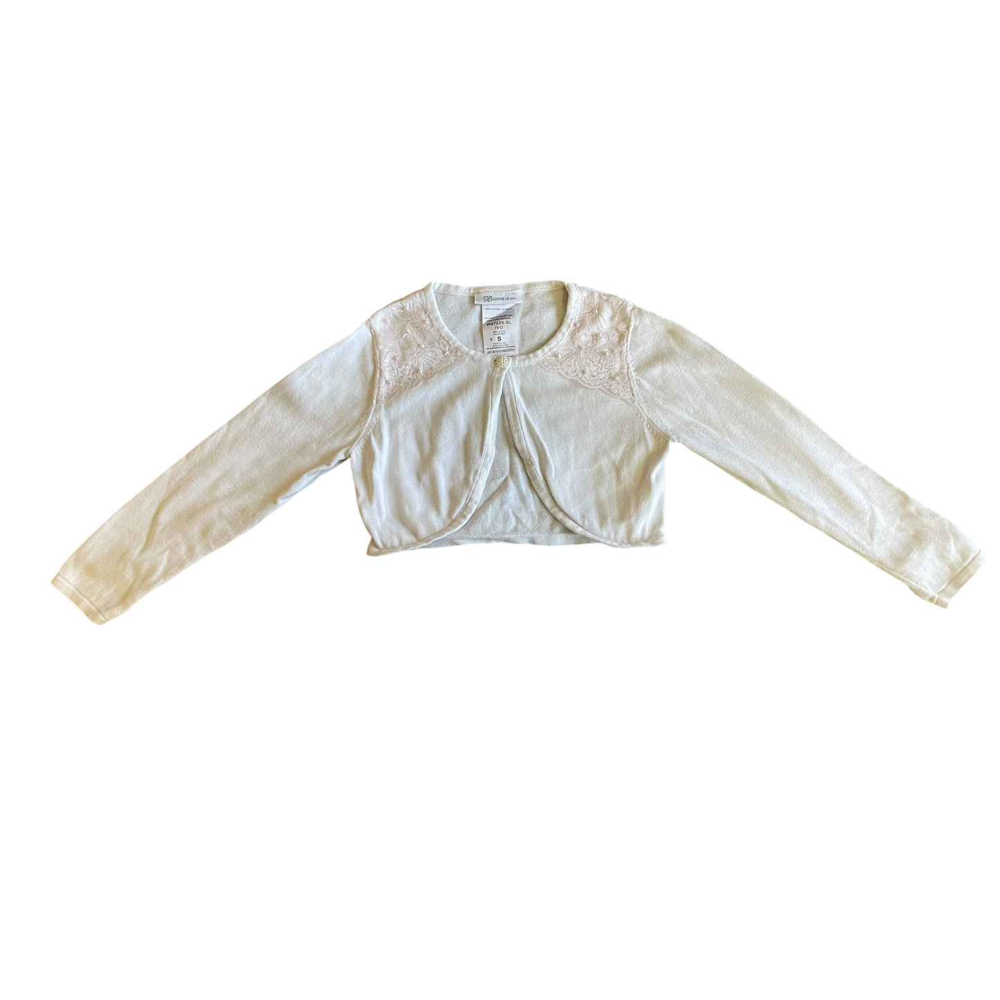 Girls bonnie jean white Sweater size 3