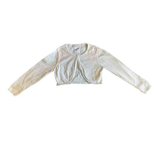 Girls bonnie jean white Sweater size 3