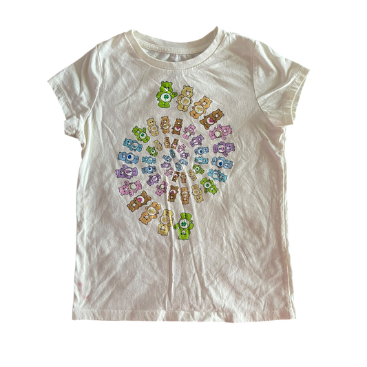 Girls Rainbow Care Bears Short Sleeve Tee