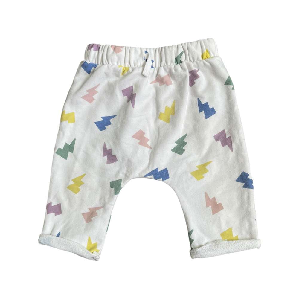 Unisex stem white Short size 9 mth