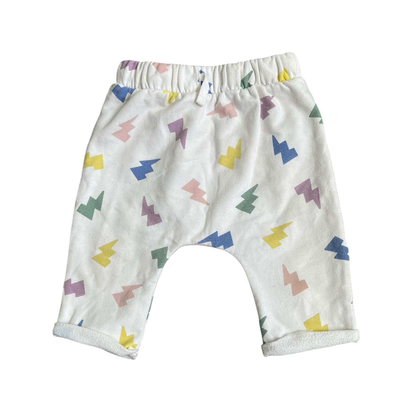 Unisex stem white Short size 9 mth