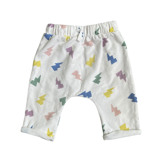 Unisex stem white Short size 9 mth