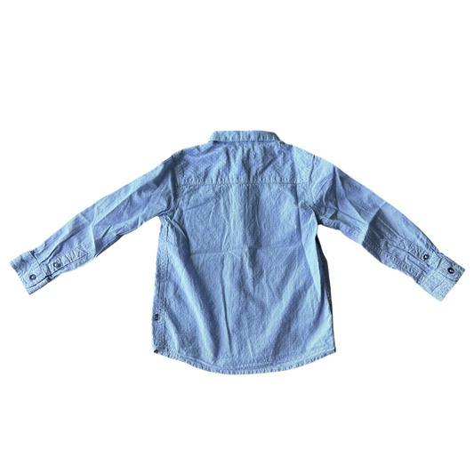 Boys Okaïdi white and purple T-shirt size 3