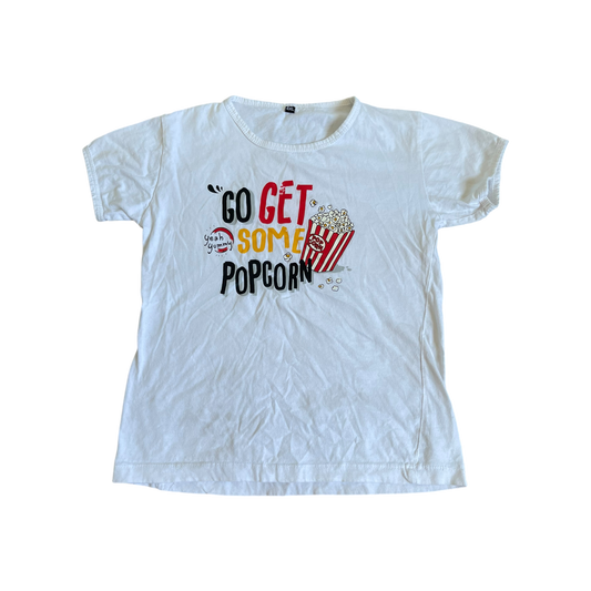 Boys unknown white T-shirt size 8