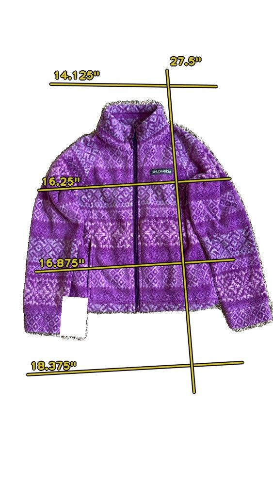 Girls Columbia purple Sweatshirt size 6