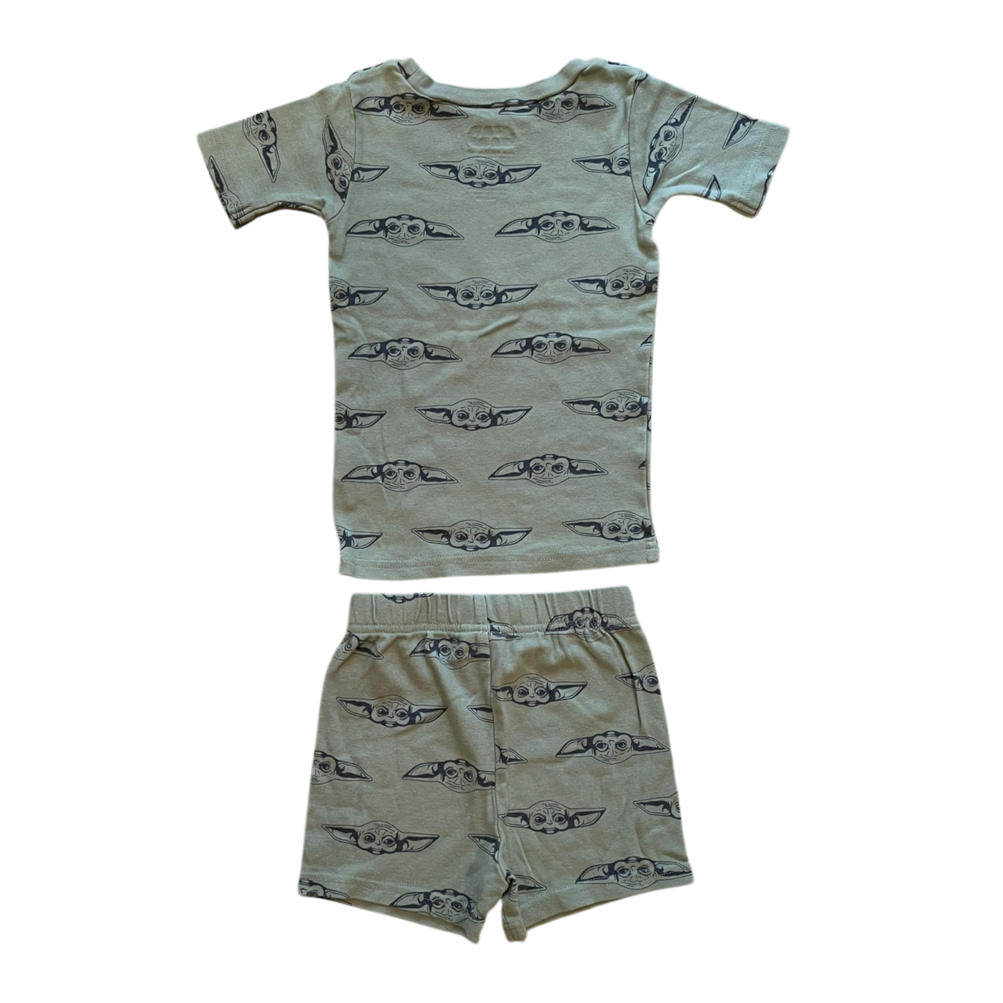 Boys star wars light green Pajama size 4