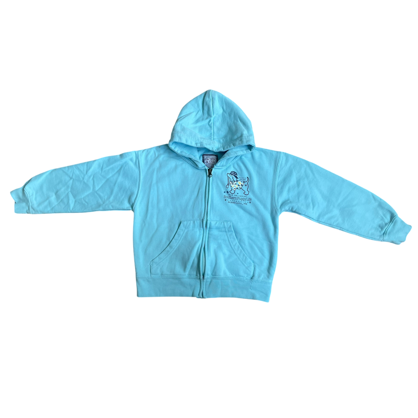 Girls pacific & co blue Sweatshirt size 8