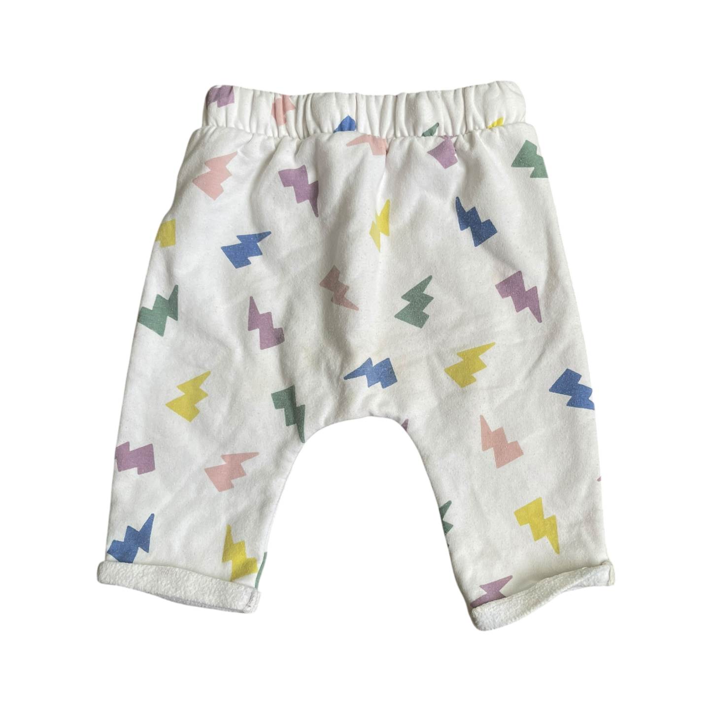 Unisex stem white Short size 9 mth