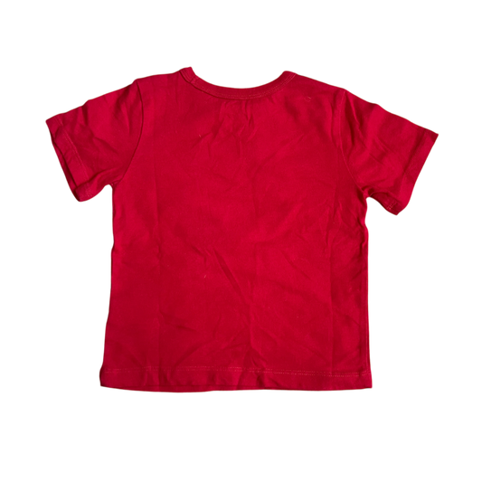 Unisex celebrate patriotic red T-shirt size 3