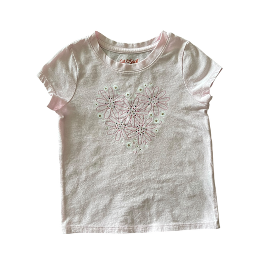 Girls Light Pink Flowers Cat & Jack