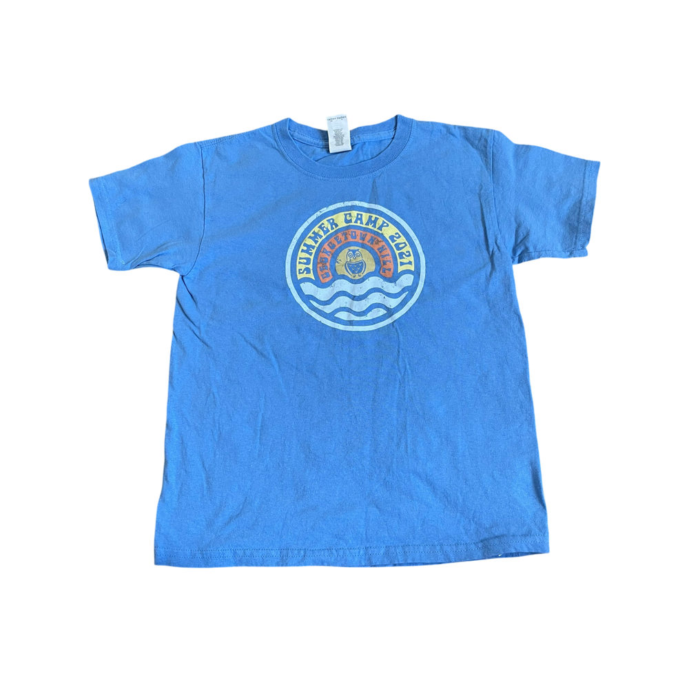 Boys gildan blue T-shirt size 9