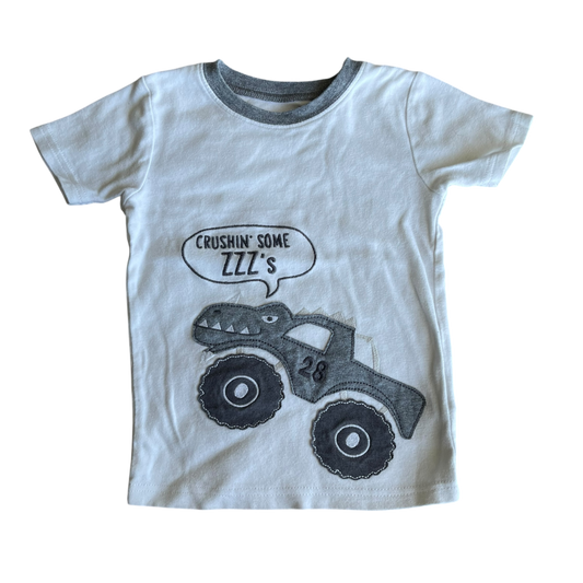 Boys carter’s white and gray T-shirt size 5