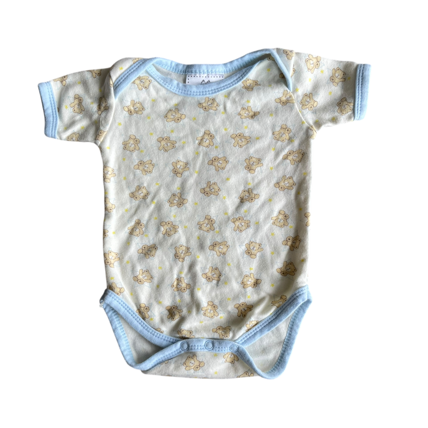 Gils baby basics Blue & creamy Romper size 3 mth