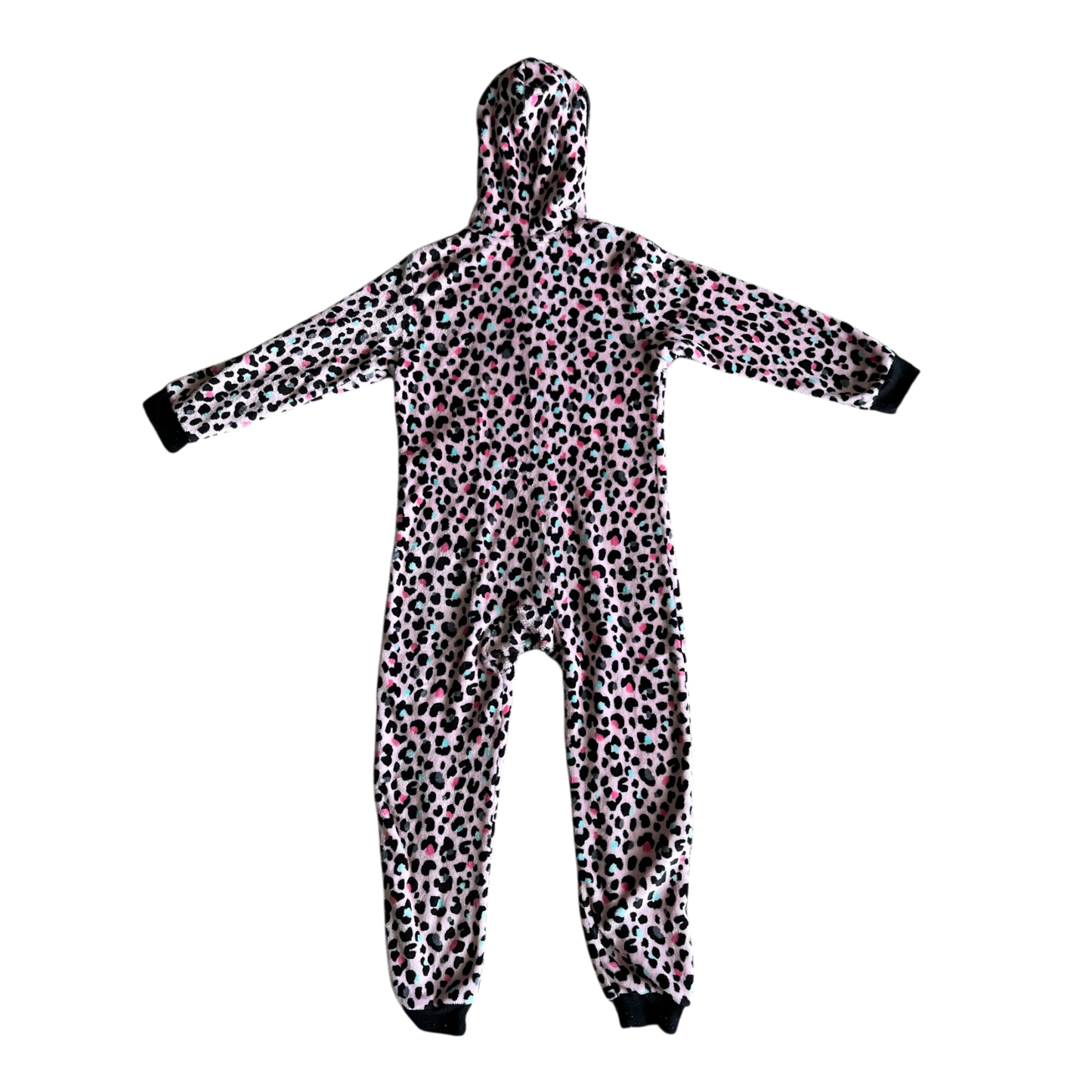 Girls The children place pink and black Romper size 7