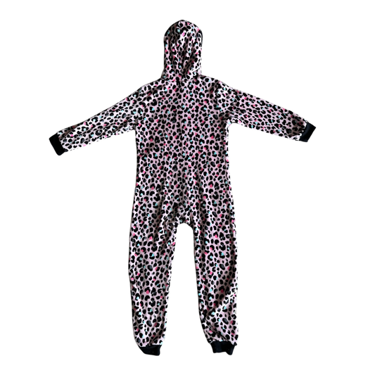 Girls The children place pink and black Romper size 7