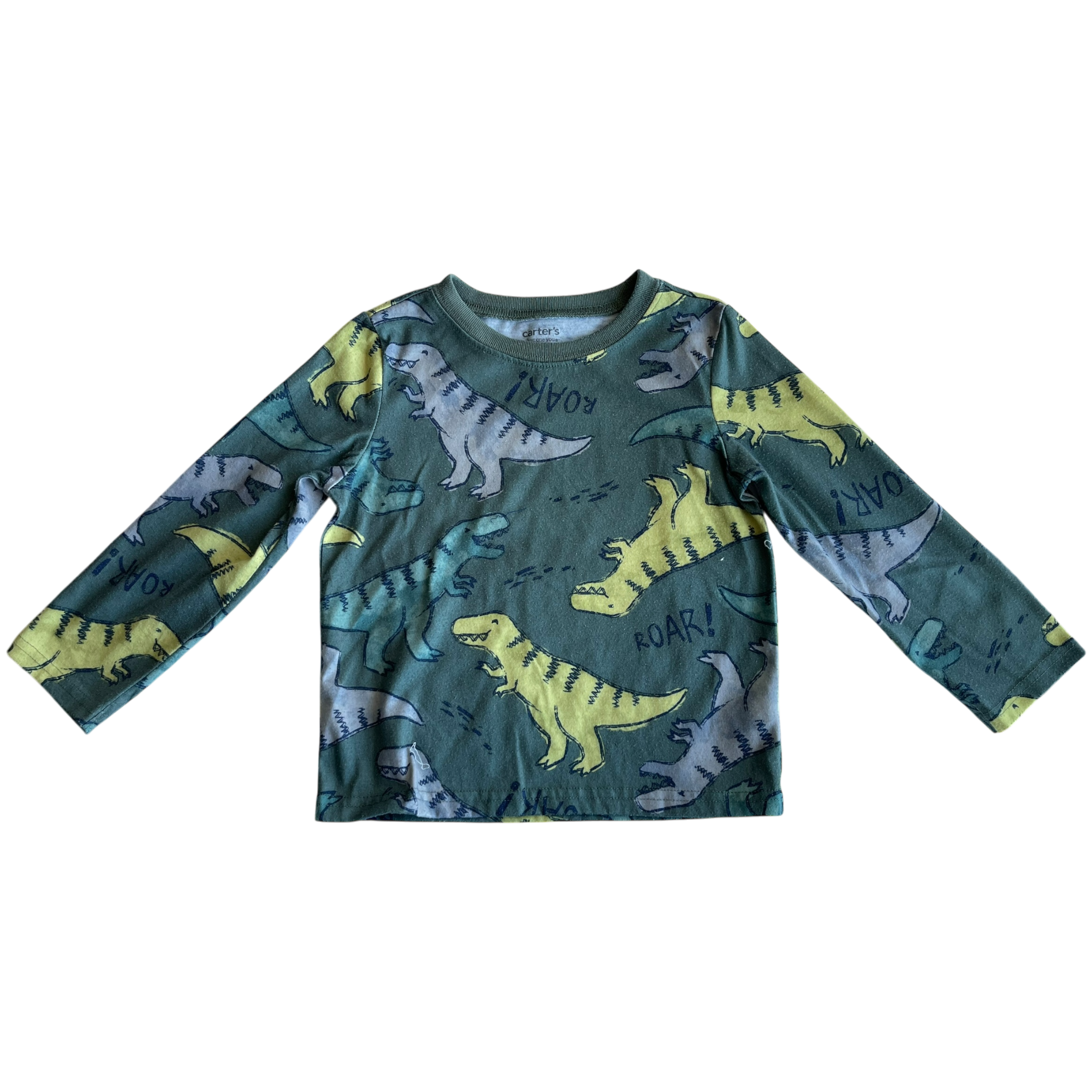 Boys carter’s dark green T-shirt size 3