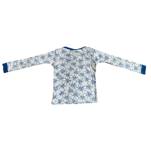 Boys burts bees kids blue and white T-shirt size 4