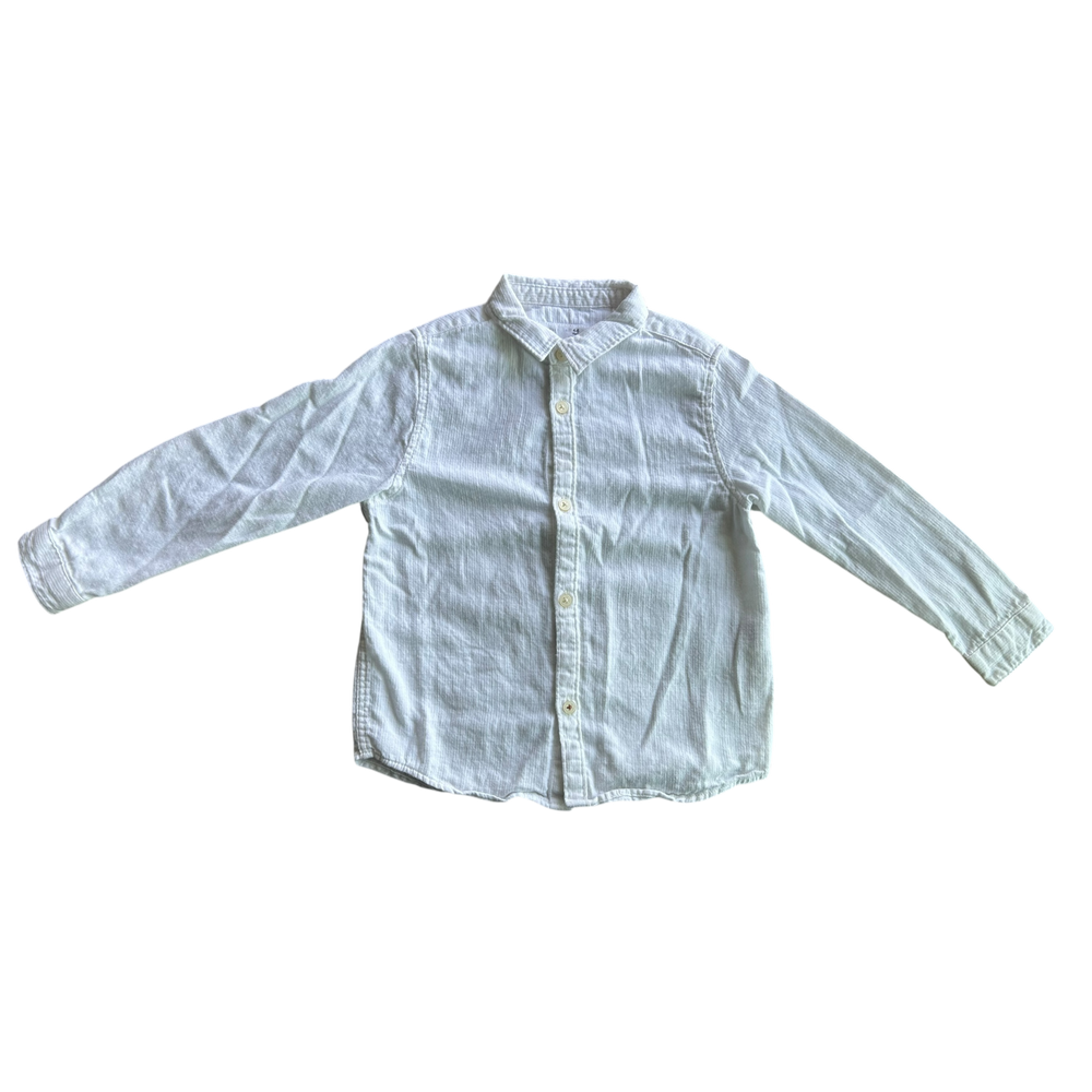 Boys Zara white T-shirt size 4