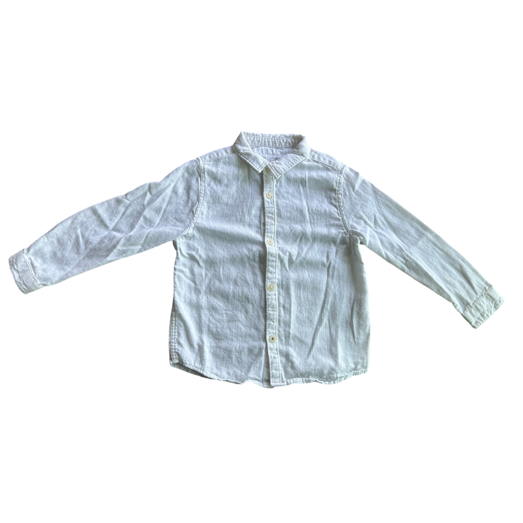Boys Zara white T-shirt size 4