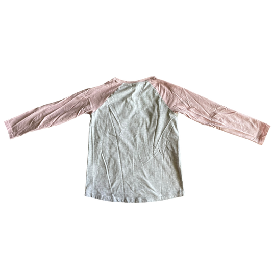 Girls puma gray and pink T-shirt size 7