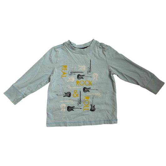 Boys old navy light blue T-shirt with long sleeves size 2