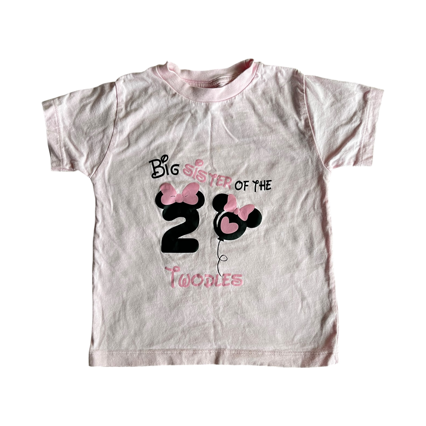 Girls bella canvas pink T-shirt size 4