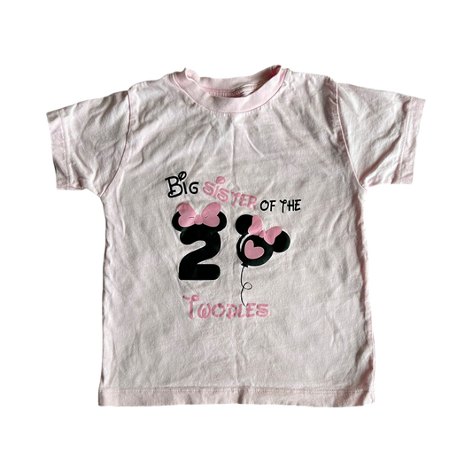 Girls bella canvas pink T-shirt size 4
