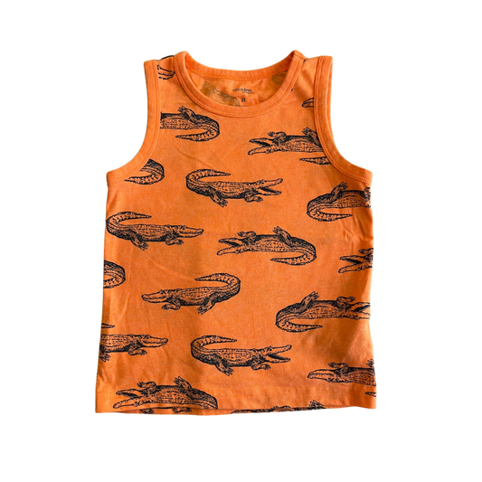 Boys carter’s orange and navy T-shirt size 3