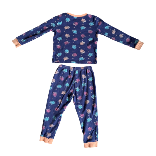 Boys tucker tate purple orange blue Pajama size 4