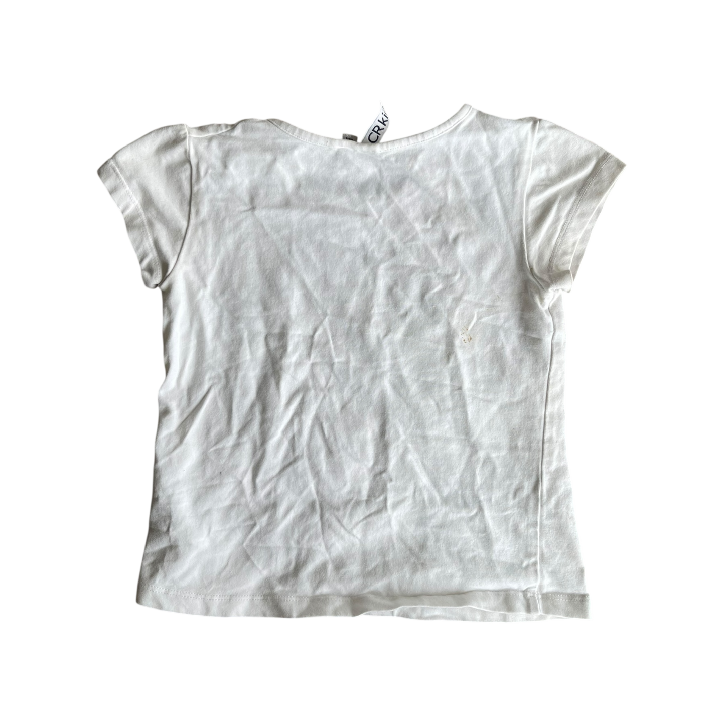 girls CR Kids white T-shirt size 6