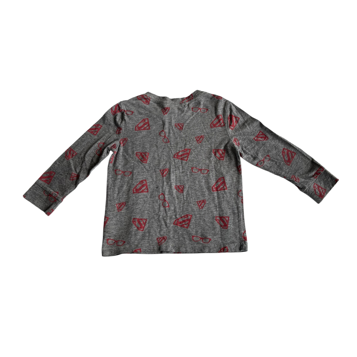 Boys baby gap + junk food gray and red Pajama size 3