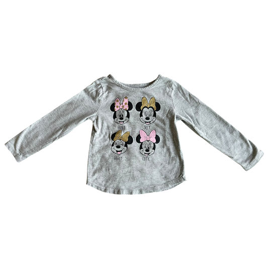 Girls Disney gray T-shirt size 3
