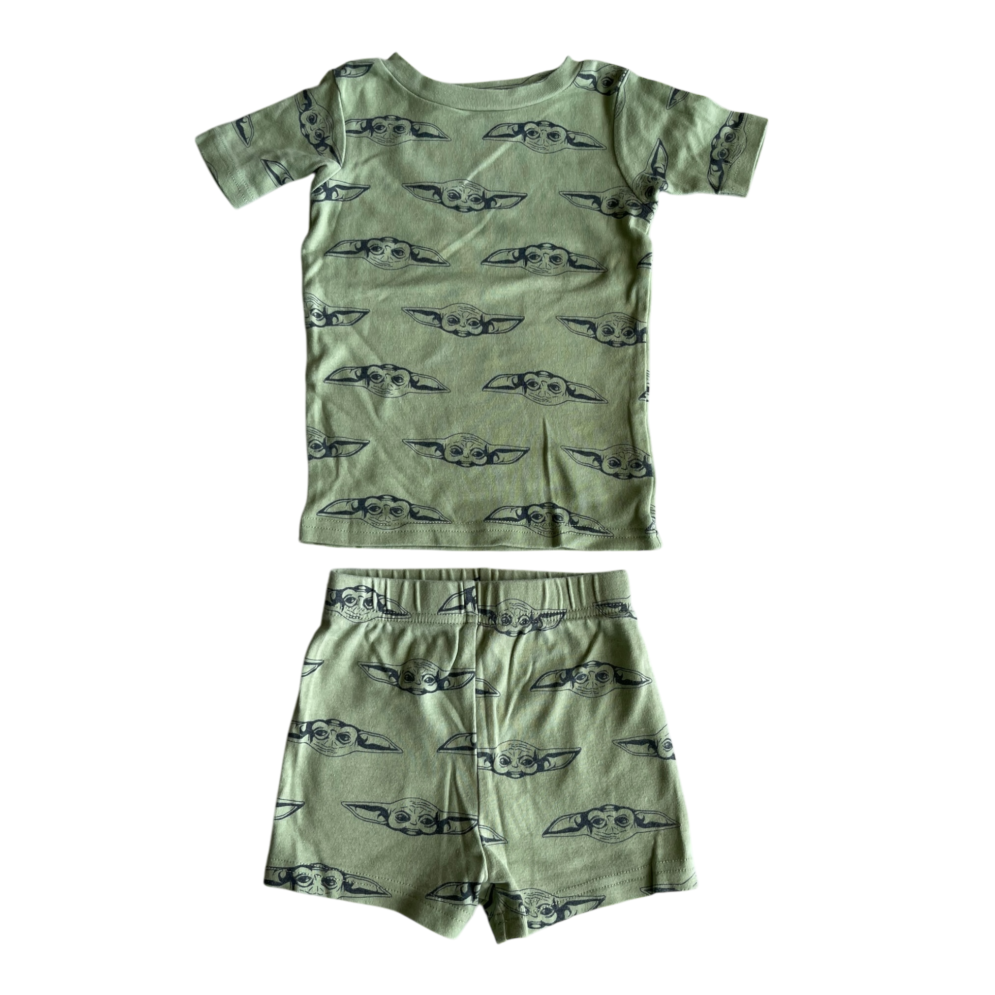 Boys Star Wars light olive green Pajama size 4