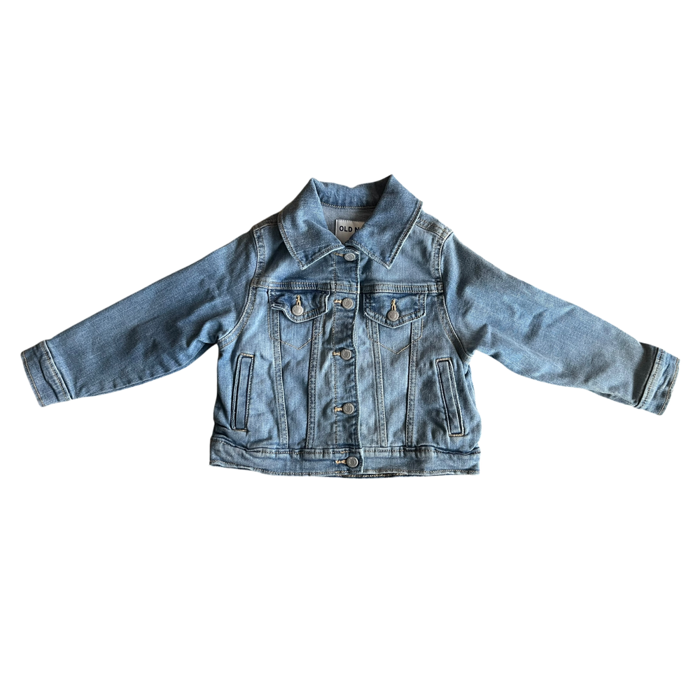 Girls old navy blue Jean jacket size 3