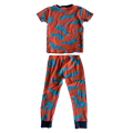 Boys carter’s orange with light blue Pajama size 3
