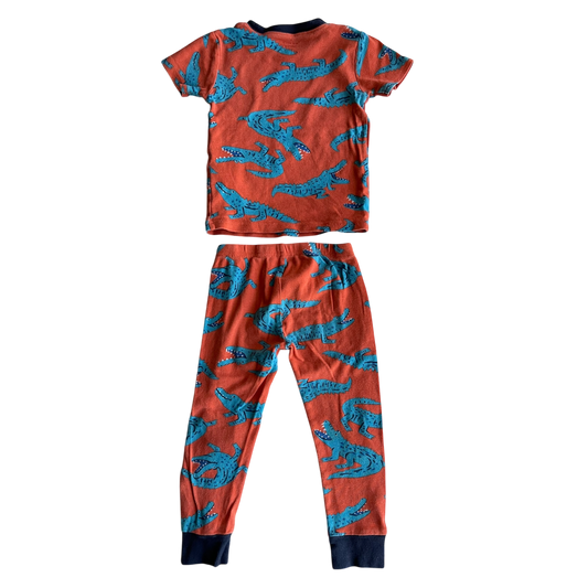 Boys carter’s orange with light blue Pajama size 3