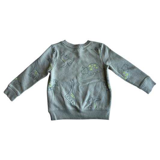 Boys cat & jack green Sweatshirt size 3
