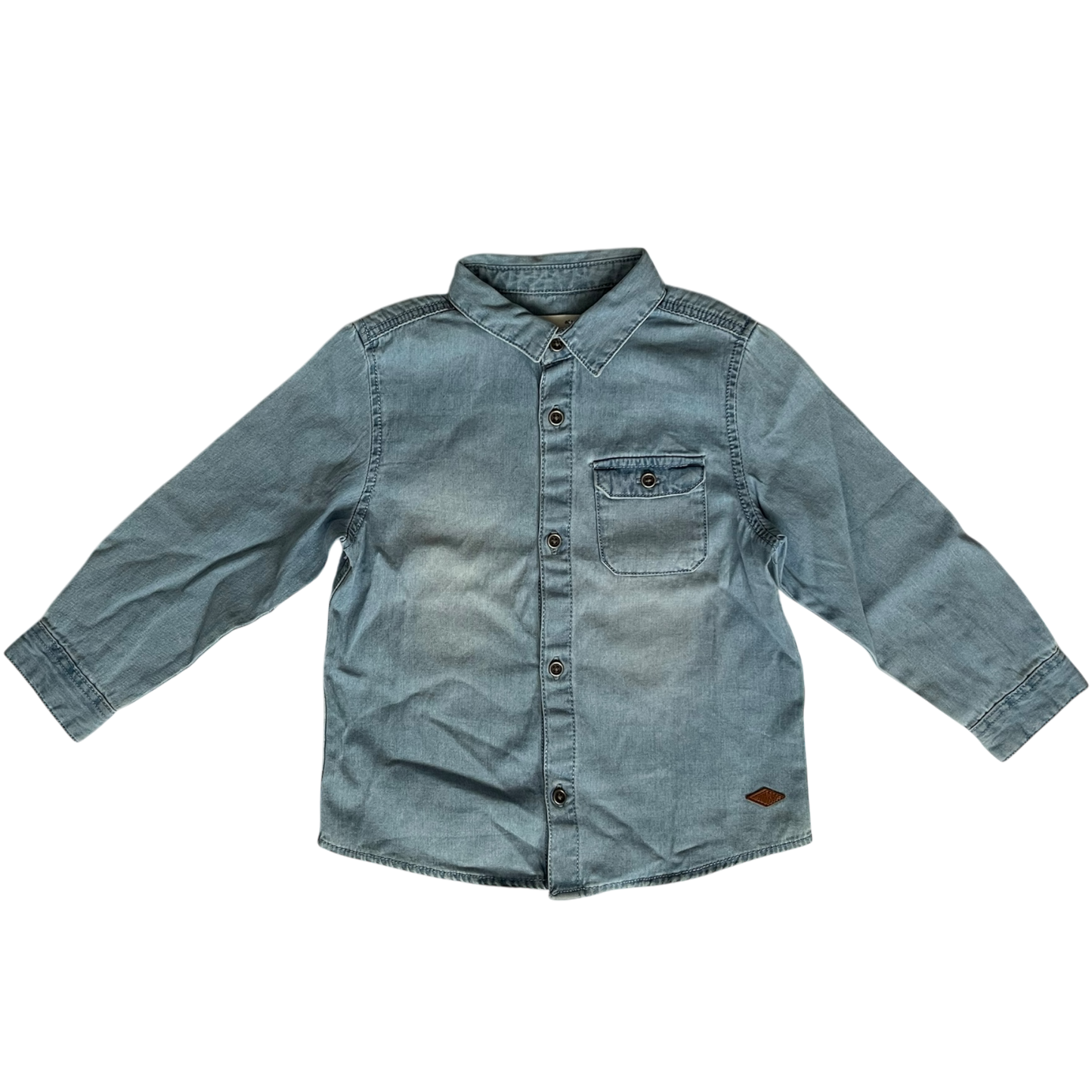 Boys Zara Button Ups Jean Shirt
