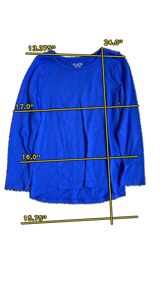 Girls place blue T-shirt size 7